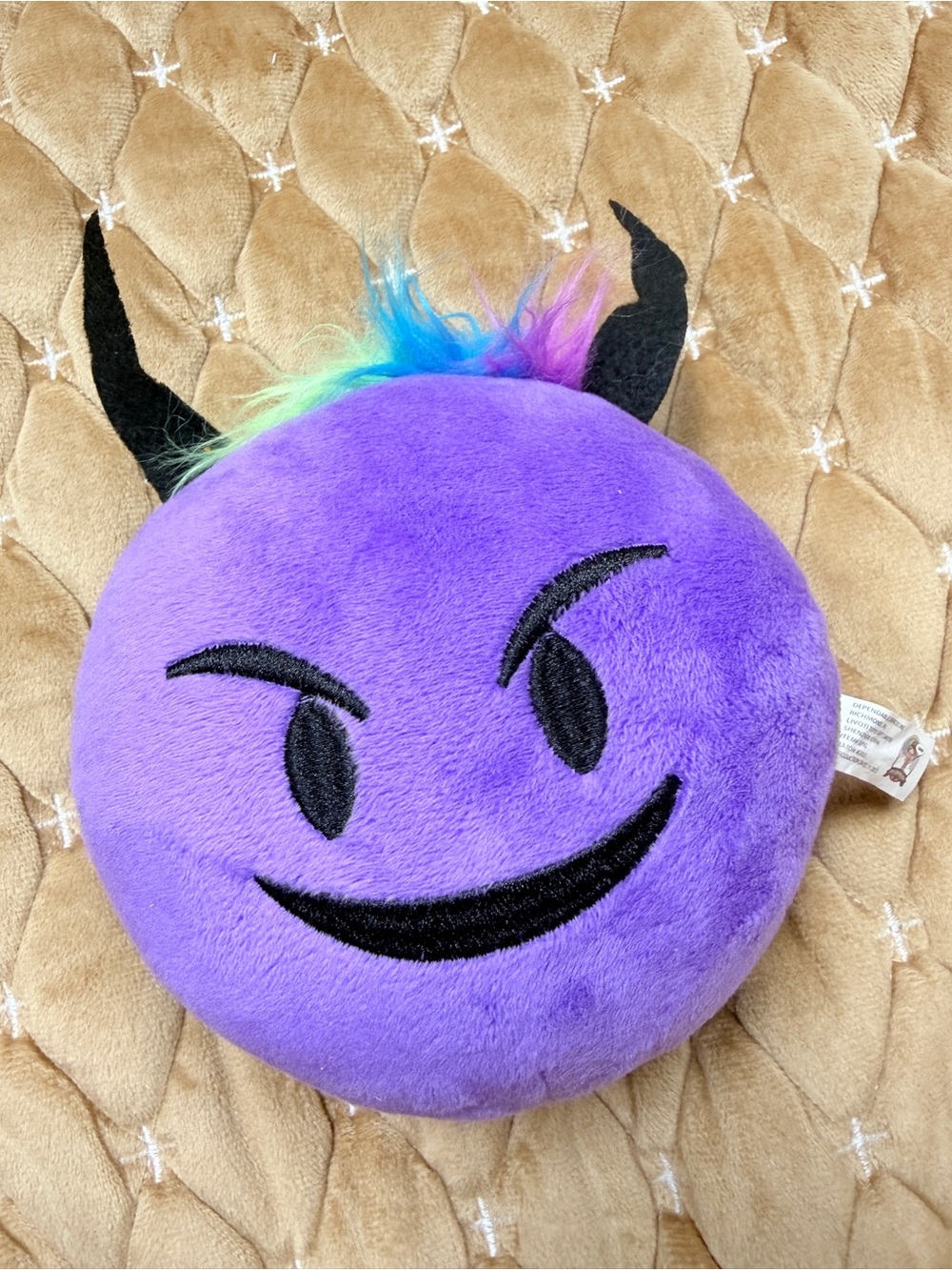 Emoji devil smiling plush 6” collectible 2023 year